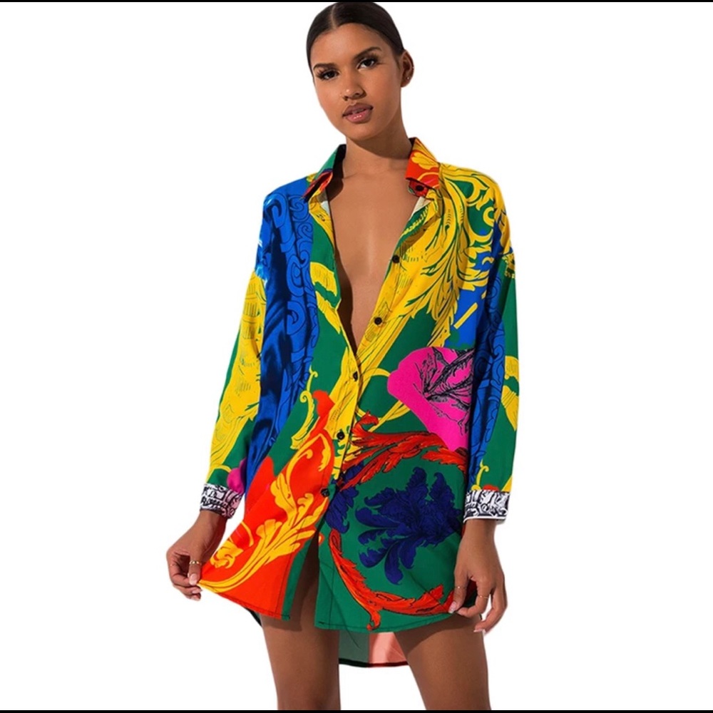 Loose printed Dress